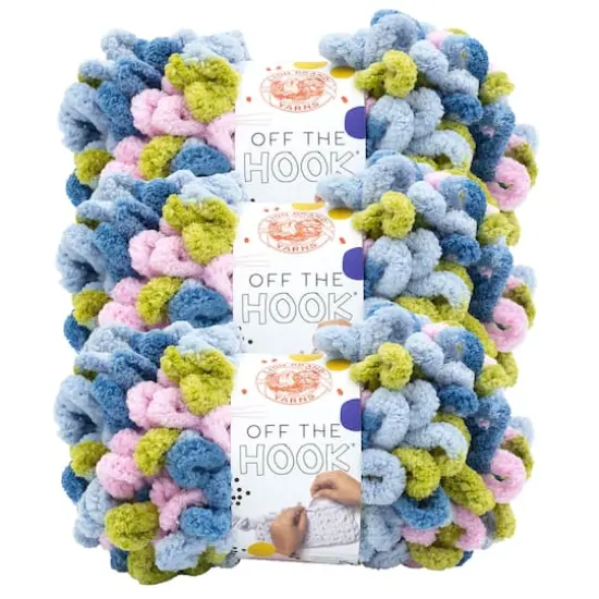 3 Pack Lion Brand&reg; Off The Hook&trade; Yarn Free Fall {1}