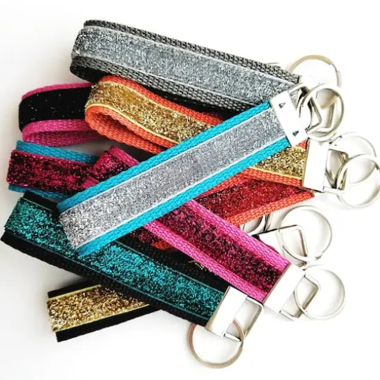 Dritz&reg; Silver 1" Key Fob Hardware, 12ct. {6}