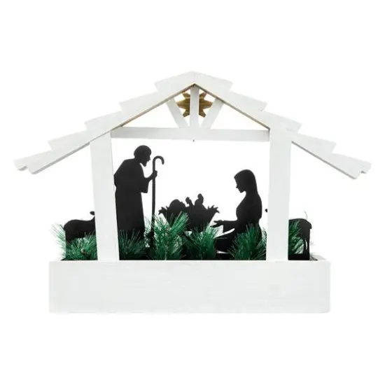 Glitzhome&reg; 9.7" Nativity Table D&eacute;cor {7}