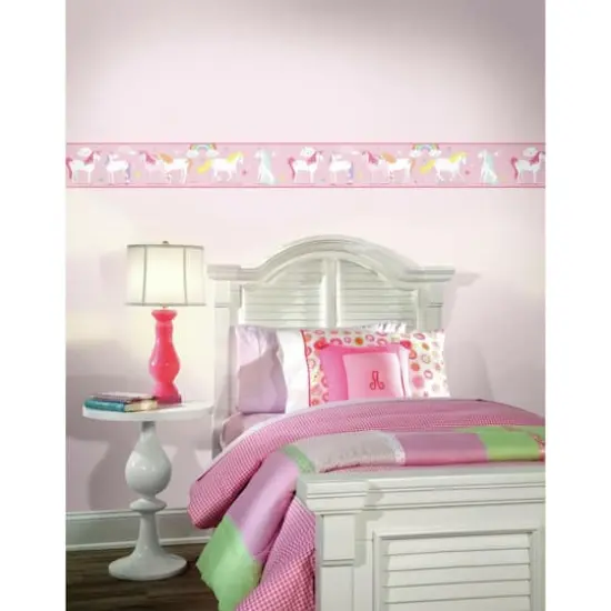 RoomMates Magical Unicorn Peel & Stick Wallpaper Border {3}