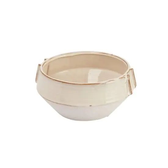 Hello Honey&reg; 9" Ivory Reactive Glaze Stoneware Planter {1}