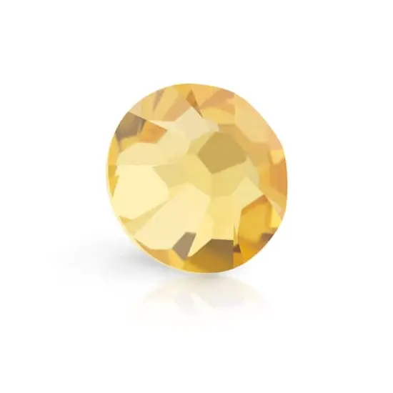 Preciosa MAXIMA SS16 Flatback Czech Crystals, 144ct. Light Topaz {4}