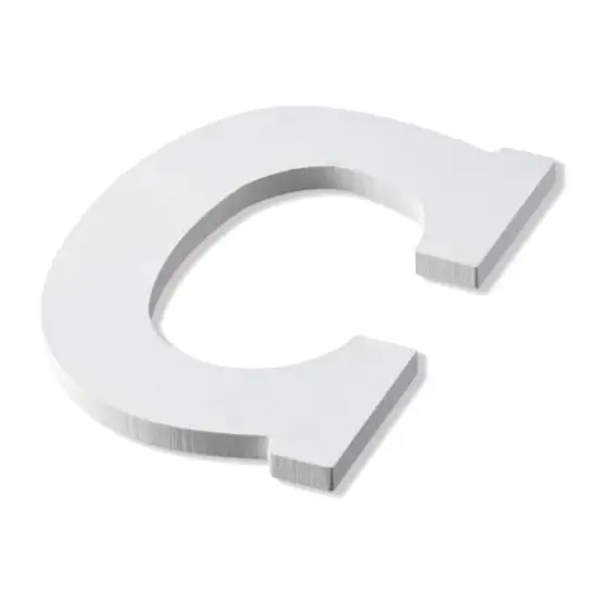 9" White MDF Whimsy Letter by Make Market&reg; C {4}