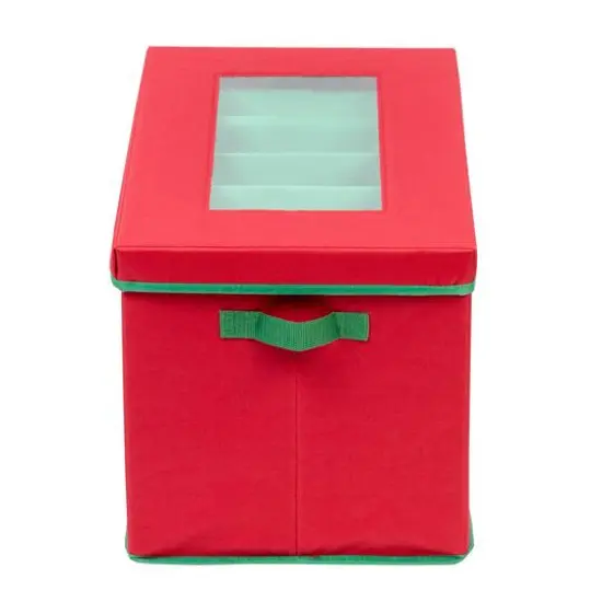 Honey Can Do Red Holiday Light Storage Box {9}
