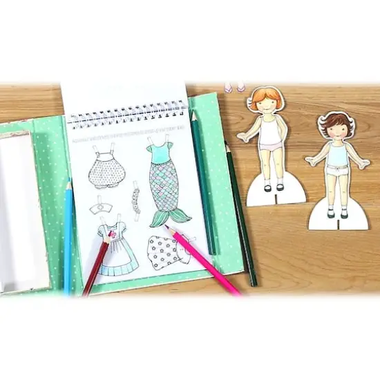 Tiger Tribe Vintage Paper Dolls Craft Kit {4}
