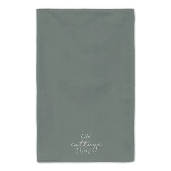 On Cottage Time Tea Towel Set Emerald {5}