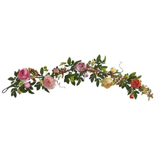 5ft. Mixed Peony & Berry Garland {1}
