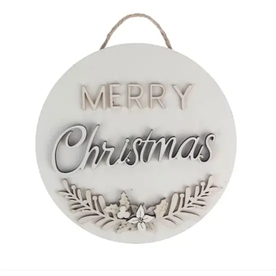 6" Merry Christmas DIY Wood D&eacute;cor Kit by Make Market&reg; {1}