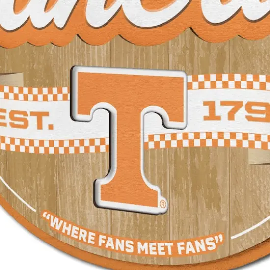 NCAA Fan Cave Sign Tennessee Volunteers {6}