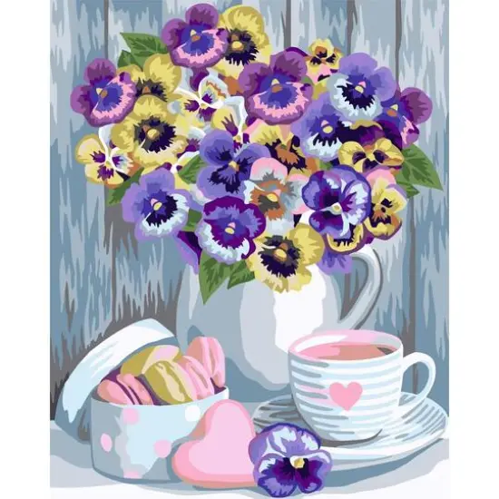 Crafting Spark Violets Painting by Numbers Kit {1}
