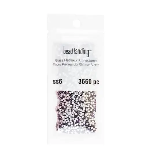 SS6 Glass Round Flatback Rhinestones by Bead Landing&trade; Tanzanite {1}