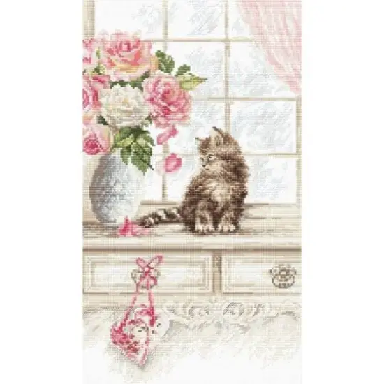 Letistitch Kitten Counted Cross Stitch Kit {1}