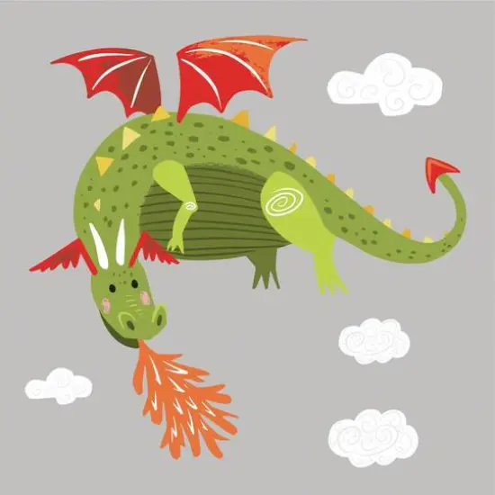 RoomMates Dragon Peel & Stick Wall Decals {1}