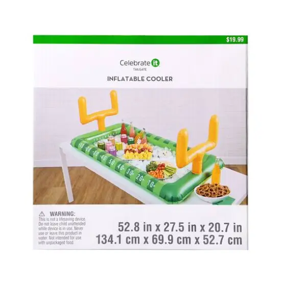 52.75" Inflatable Football Field Cooler by Celebrate It&trade; {3}