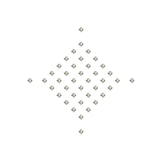 John Bead Preciosa 4mm Czech Crystal Rondelle Beads, 40ct. Black Diamond {4}