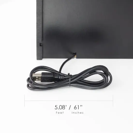 American Art Décor™ Black Space Saving Desk Organizer with USB Port {6}