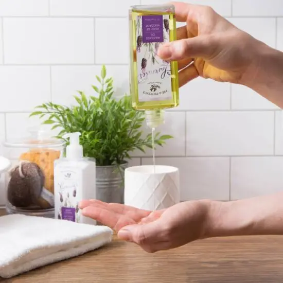 European Soaps Lavender Massage Oil, 300mL {3}