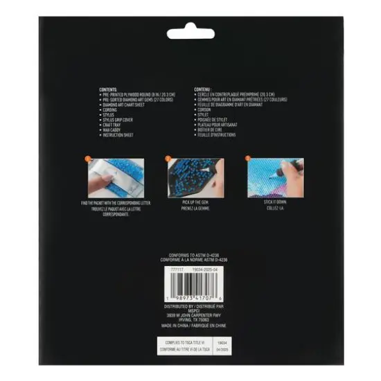 8" Potions Round Wood Plaque Diamond Art Kit by Make Market&reg; {5}