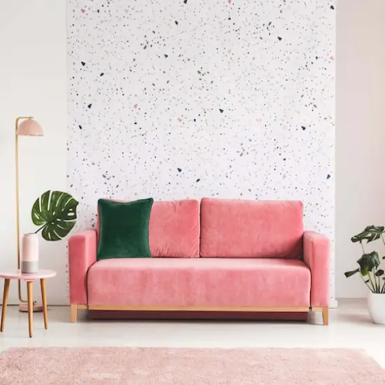 Hello Honey&reg; 20" Square Velvet Pillow Cover with Piping Green {4}