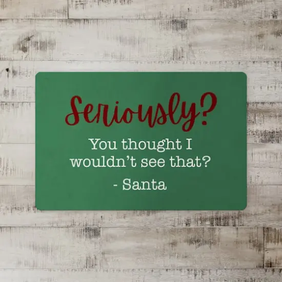 Seriously You Thought I Wouldn't See That Floor Mat {3}