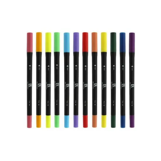 Leisure Arts&reg; Dot Art 8.5'' x 11'' Calendar with Markers Set {6}