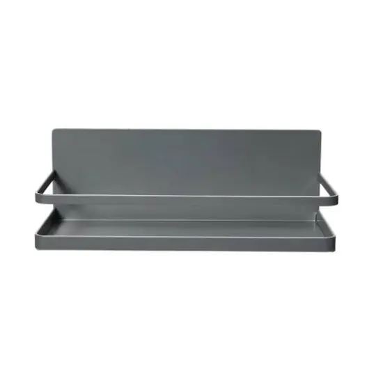 Household Essentials 10" Metal Magnetic Spice Organizer Gray {8}