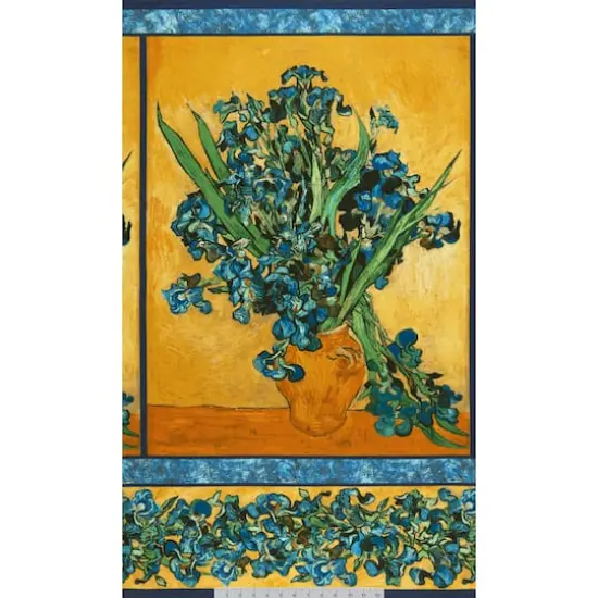 Robert Kaufman Van Gogh Flower Vase Cotton Fabric {3}