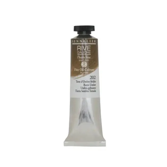 Sennelier Rive Gauche Oil Paint, 40mL 202 Burnt Umber {1}