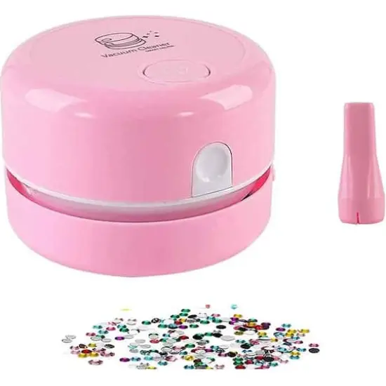 Sparkly Selections Pink Diamond Painting Vacuum Cleaner {1}