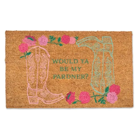 Would Ya Be My Pardner Doormat {1}