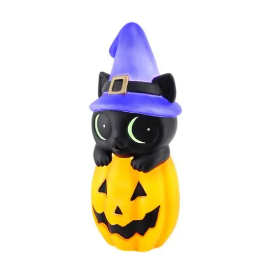 24" LED Lighted Cat & Pumpkin Blow Mold by Ashland&reg; {5}