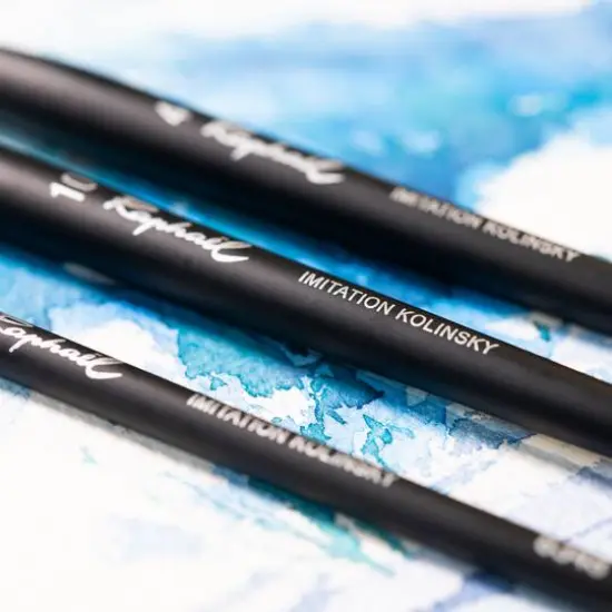 Raphael Stradivarius Synthetic Kolinsky Watercolor Spotter Brush, Size 4 {5}