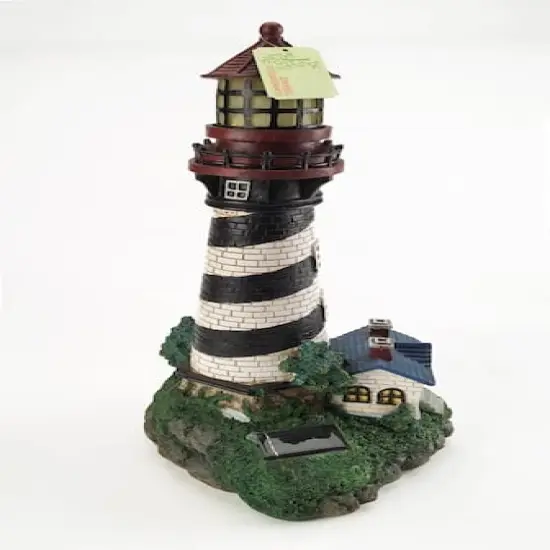 19" Solar-Powered Light House {6}