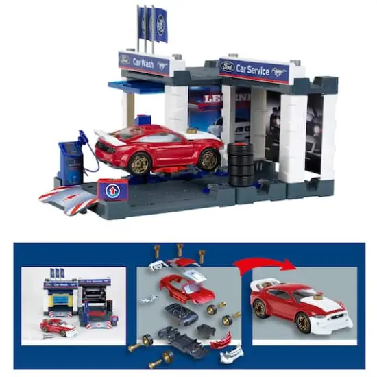 Theo Klein Ford&reg; Service Station Playset with 2019 Ford Mustang {3}
