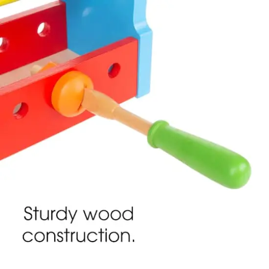 Toy Time Wooden Kids Tool Playset {5}