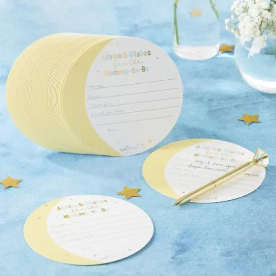 Kate Aspen&reg; Twinkle Twinkle Advice Card & Baby Shower Game Set {11}