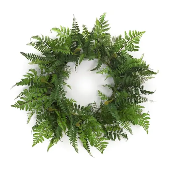 24" Fern Wreath {1}