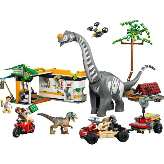 LEGO&reg; Jurassic World Raptor & Titanosaurus Tracking Mission Dinosaur Toy 76973 {3}