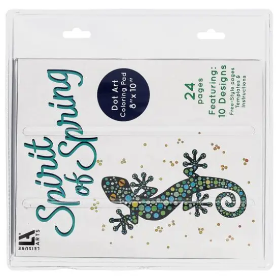 Leisure Arts&reg; Spirit of Spring Dot Art Pad & Marker Set {3}