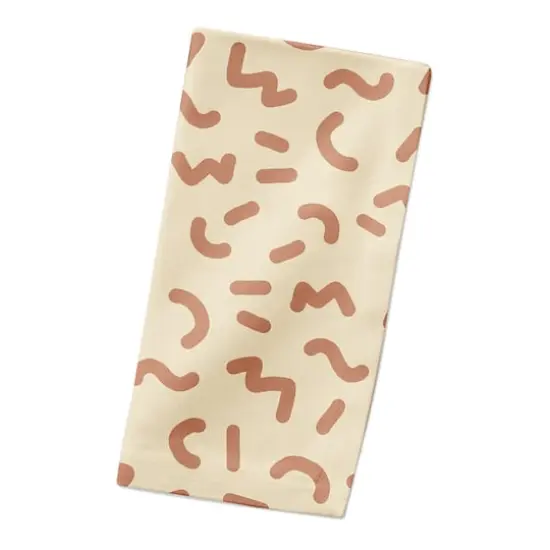 Funky Squiggles 10" x 10"Cotton Twill Napkin {3}