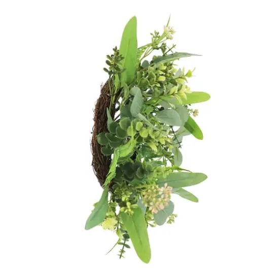 12" Mini Eucalyptus & Sedum Wreath by Ashland&reg; {4}