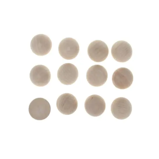 1.5" Wood Bead Halves by Make Market&reg; {3}