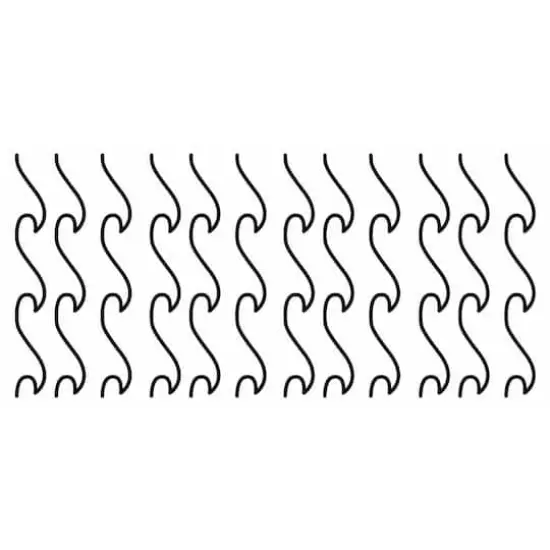 RoomMates Simplistic Waves Peel & Stick Wall Decals {5}