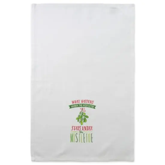 DII&reg; Under The Mistletoe Holiday Dishtowel Set {4}