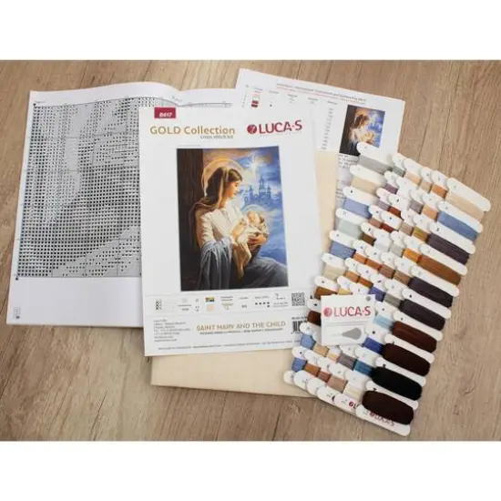 Luca-S Saint Mary and The Child Counted Cross Stitch Kit {6}
