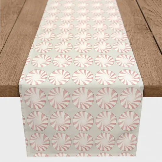 Peppermint Candy 16x72 Poly Twill Table Runner {3}