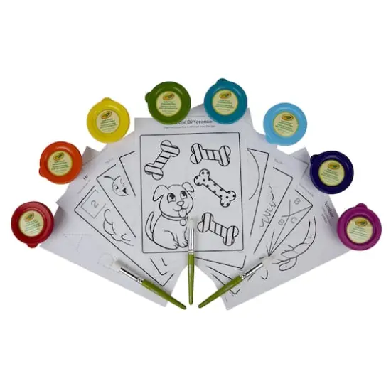 Crayola&reg; Spill-Proof Washable Paint Kit {6}