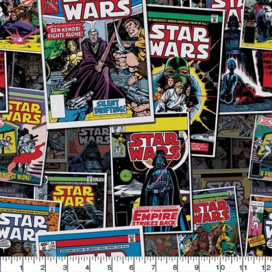 Camelot Fabrics Star Wars™ Comic Book Covers Cotton Fat Quarter Bundle {4}