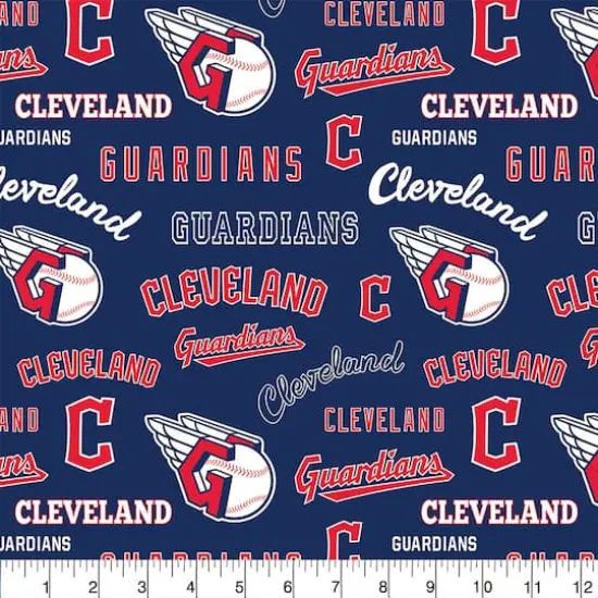MLB Cleveland Guardians Cotton Fabric {3}