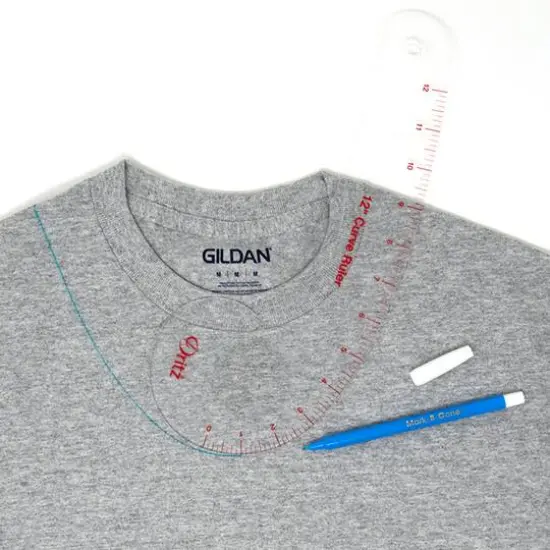 Dritz&reg; 12" Clear Curved Ruler For Pattern Drafting {6}